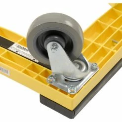 Buy 💯 Global Industrial™ Plastic Dolly with Rubber Padded Deck - 4" Casters 1000 Lb. Capacity 🛒 -US Dollies Sales 2022 241345 05