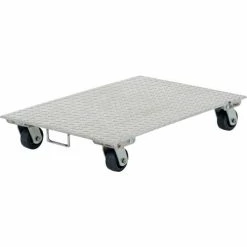 Best Sale ✨ Vestil Aluminum Dolly PDA-2436-R-S-H 36"L x 24"W with Solid Deck & Rubber Wheels 🧨 -US Dollies Sales 2022 241525B