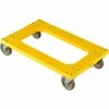 Outlet ❤️ Global Industrial™ Plastic Dolly with Flush Deck 5" Casters 1200 Lb. Capacity 👍 -US Dollies Sales 2022 241529 1