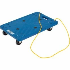 Flash Sale ⌛ Global Industrial™ Plastic Office Dolly 24"L x 16"W 220 Lb. Capacity ❤️ -US Dollies Sales 2022 251862 02