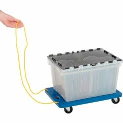 Flash Sale ⌛ Global Industrial™ Plastic Office Dolly 24"L x 16"W 220 Lb. Capacity ❤️ -US Dollies Sales 2022 251862 10