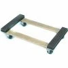 New ⭐ Wesco® 30x18 Rubber Bumper Hardwood Dolly 272062 3" Casters 900 Lb. Cap. 👍 -US Dollies Sales 2022 30967489