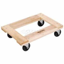 Best deal 🥰 Global Industrial™ Hardwood Dolly with Open Deck 36 x 24 1000 Lb. Capacity 🧨
