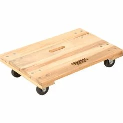 Coupon ⭐ Global Industrial™ Hardwood Dolly with Solid Deck 24 x 16 1000 Lb. Capacity 🔥