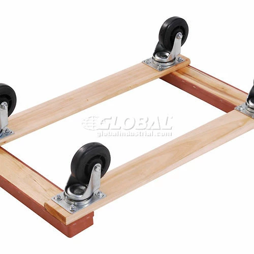Coupon โจ Global Industrial™ Hardwood Dolly with Rubber Bumpered Ends Deck 30 x 18 1200 Lb. Capacity ๐ 5 Coupon โจ Global Industrial™ Hardwood Dolly with Rubber Bumpered Ends Deck 30 x 18 1200 Lb. Capacity ๐ - Image 3
