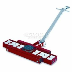 Hot Sale ❤️ GKS Perfekt® 3-10216 Machinery Roller Dolly Swivel Plate Steer Handle 39,600 Lb. Cap. 👏