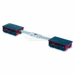 Budget 🔔 GKS Perfekt® 3-11070 Machinery Roller Dolly Rigid Plates, Adj. Width Connector Bar 19,800 Lb. ✔️