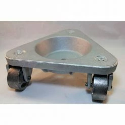 Coupon 😀 Bond® Cast Iron Triangular Cup Dolly 3310 - Semi-Steel Wheels - 750 Lb. Capacity ⭐