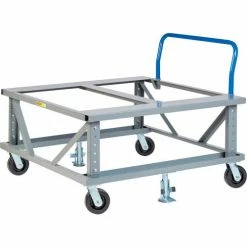 Brand new 👏 Little Giant® Ergonomic Adj. Height Pallet Stand with Handle PDEH4248-6PH2FL - Open Deck 48x42 🔥