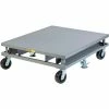 Coupon 🎁 Little Giant® Solid Deck Pallet Dolly with Fork Pockets PDS-42-6PHFP - 3600 Lb. Cap. - 48 x 42 ✨ -US Dollies Sales 2022 BRN PDS 42 6PHFP
