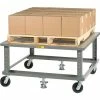 New 🤩 Little Giant® Ergonomic Adj. Height Pallet Stand PDSE4048 - Solid Deck 40 x 48 with Floor Locks 😀 -US Dollies Sales 2022 BRN PDSE4048 6PH2FL
