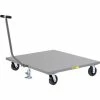 Best reviews of 💯 Little Giant® Pallet Dolly PDST-4248-6PHFL with T-Handle - Solid Deck - 42 x 48 & Floor Lock 🤩 -US Dollies Sales 2022 BRN PDST 4248 6PHFL
