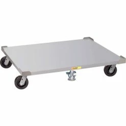 Best Sale 🎉 Little Giant® Pallet Dolly PDS40-6PH-2FLLR 40 x 48 Solid Deck with Floor Locks & Load Retainers ✔️