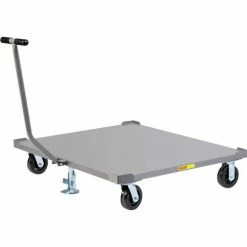 Promo ❤️ Little Giant® Pallet Dolly PDST42486PHFLLR with T-Handle & Floor Locks - Solid Deck 42 x 48 🥰