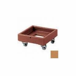 Best Sale 👏 Cambro CD1313157 - Camdolly Milk Crate Coffee Beige Load Capacity 250 lbs ✔️