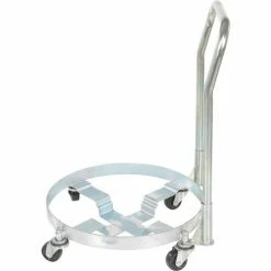 Flash Sale 🧨 Vestil Steel Multipurpose Drum Dolly W/ Handle, 900 lb. Capacity 🌟 -US Dollies Sales 2022 DRUM QUAD H HDL 4