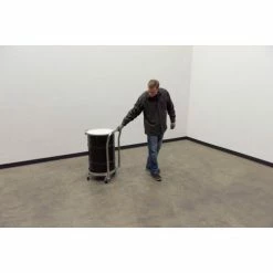 Coupon 💯 Vestil Steel 3-Tier Drum Dolly W/ Handle, 1200 lb. Capacity 😍 -US Dollies Sales 2022 DRUM TRI C HDL 6