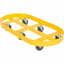 Buy 👏 Vestil Steel Double Drum Dolly For 30 Gal. Drum W/ Glass Filled Nylon Casters, 2000 lb. Capacity 😀 -US Dollies Sales 2022 DRUM X2 30 GFN 2