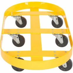 Promo 😍 Vestil Steel Double Drum Dolly For 30 Gal. Drum W/ Hard Rubber Casters, 2000 lb. Capacity 🧨 -US Dollies Sales 2022 DRUM X2 30 HR 4