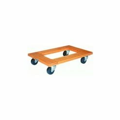 Best Sale ❤️ Hamilton® Wood Dolly 20 x 30 - Ebonite Wheels 1000 Lb. Cap. 😀