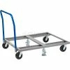 Hot Sale 🔔 Little Giant® Pallet Dolly with Handle & Floor Lock PDH-4848-6PH2FL - 48 x 48 3600 Lb. Cap. 🔔 -US Dollies Sales 2022 LTT PDH 4848 6PH2FL