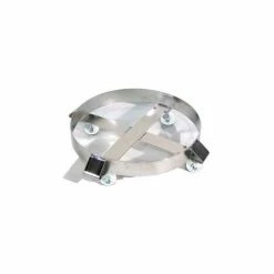 Flash Sale 🤩 Morse® Stainless Steel Round Drum Dolly 14-SSC - 23" Dia. - 1000 Lb. Cap. - Stainless Casters 🌟