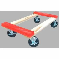 Wholesale 🤩 Fairbanks 18" x 30" Hardwood Dolly T-27-1830-5PH-FB with Rubber Bumper Ends 1500 Lb. Capacity ❤️