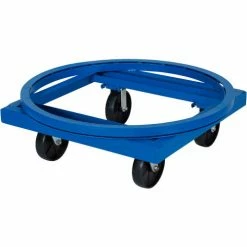 Promo ⭐ Vestil Steel Economical Pallet & Container Transporter C-FC-40 - Fixed Height & 40" Dia. Carousel 👍 -US Dollies Sales 2022 VEI C FC 40 B