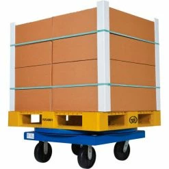Promo ⭐ Vestil Steel Economical Pallet & Container Transporter C-FC-40 - Fixed Height & 40" Dia. Carousel 👍 -US Dollies Sales 2022 VEI C FC 40 D