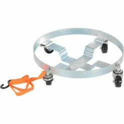 Outlet 😍 Vestil Drum Dolly DRUM-QUAD-H with Rubber Wheels for 5, 30 & 55 Gallon Drums 🌟 -US Dollies Sales 2022 VEI DRUM QUAD H C