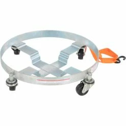 Outlet 😍 Vestil Drum Dolly DRUM-QUAD-H with Rubber Wheels for 5, 30 & 55 Gallon Drums 🌟 -US Dollies Sales 2022 VEI DRUM QUAD H D