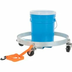 Outlet 😍 Vestil Drum Dolly DRUM-QUAD-H with Rubber Wheels for 5, 30 & 55 Gallon Drums 🌟 -US Dollies Sales 2022 VEI DRUM QUAD H F
